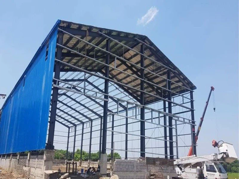 Ŝtalo Quonset Kabano